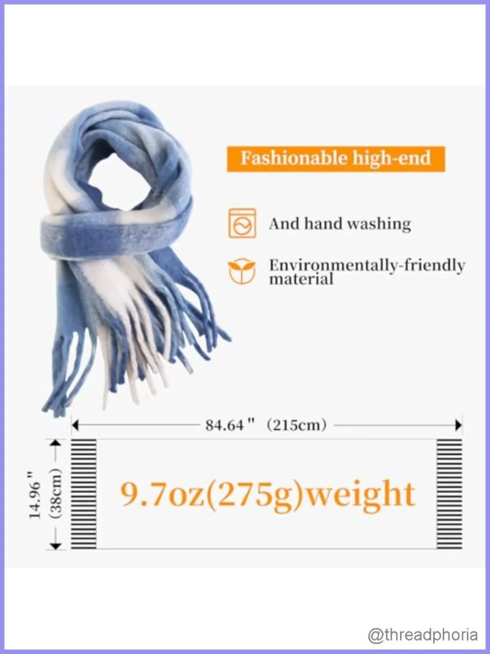 Oversized Rainbow Winter Plaid Shawl Wrap Lightweight Knit Blanket Scarf